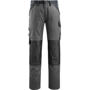 MASCOT® Bukser med knlommer Mrk Antracit/Sort 15779-330-1809