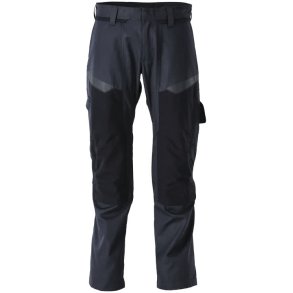 MASCOT® Bukser med knlommer Mrk Marine/Hi-Vis Gul 21579-281-01017