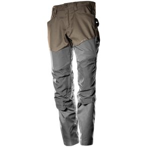 MASCOT® Bukser med knlommer Mrk Sand/Stengr 22479-230-5689