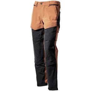 MASCOT® Bukser med knlommer Nddebrun/Sort 22279-605-5409