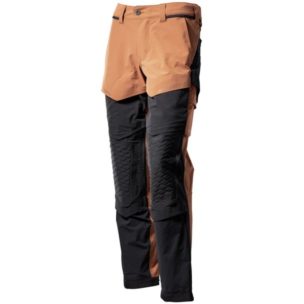MASCOT&reg; Bukser med knlommer Nddebrun/Sort 22279-605-5409