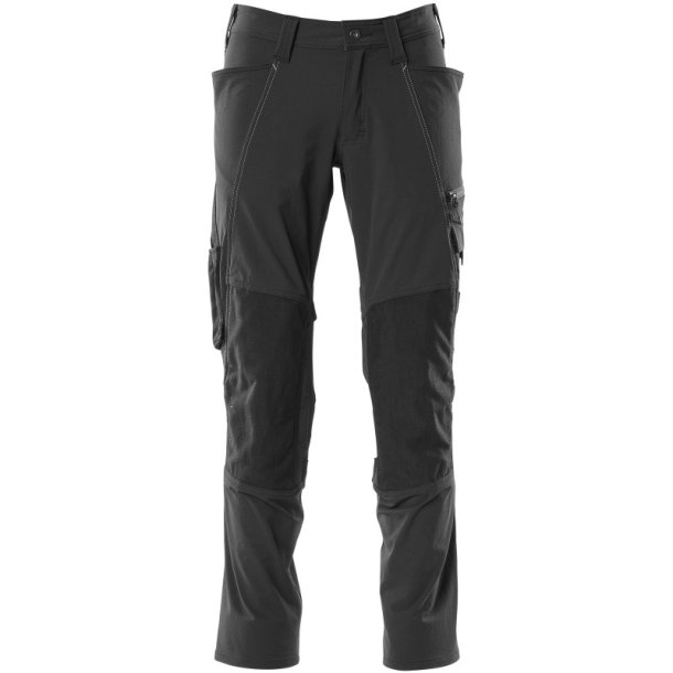 MASCOT&reg; Bukser med knlommer Sort 18479-311-09