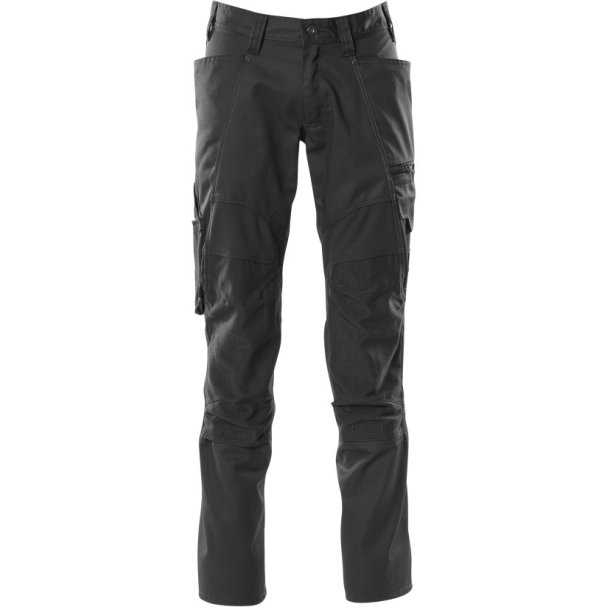 MASCOT&reg; Bukser med knlommer Sort 18579-442-09