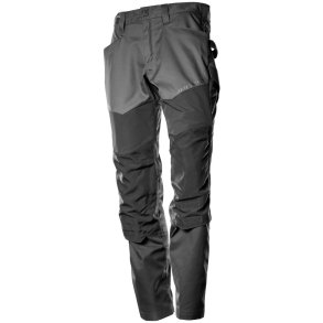 MASCOT® Bukser med knlommer Stengr/Sort 22479-230-8909