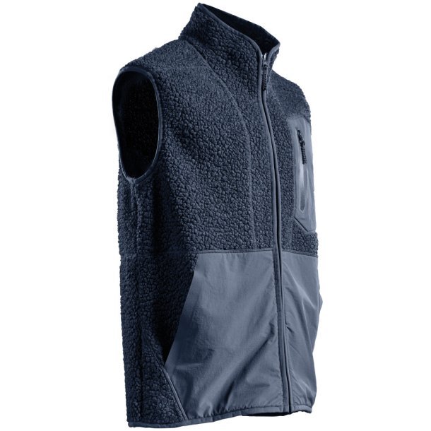 MASCOT Fiberpels vest med lynls Mrk Marine 22465-682-010