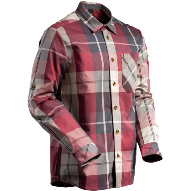 MASCOT Flannel skjorte Bordeaux Ternet 22904-446-299