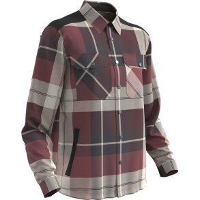 MASCOT® Flannel skjorte med fiberpelsfór Bordeaux Ternet 23104-446-299