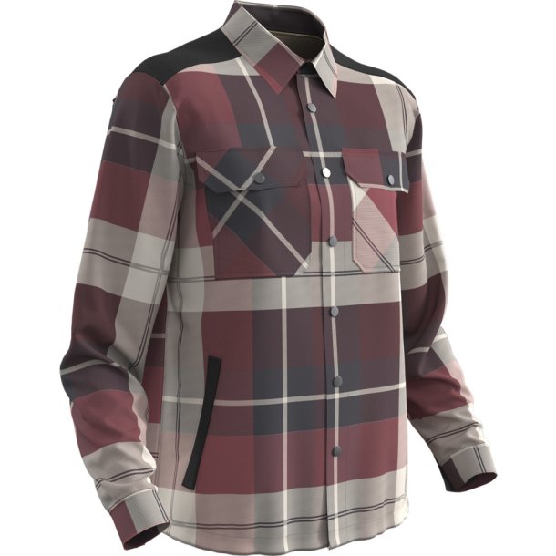 MASCOT&reg; Flannel skjorte med fiberpelsf&oacute;r Bordeaux Ternet 23104-446-299