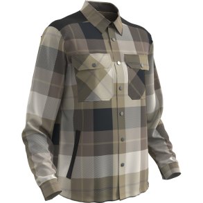 MASCOT® Flannel skjorte med fiberpelsfór Mrk Sand Ternet 23104-446-599