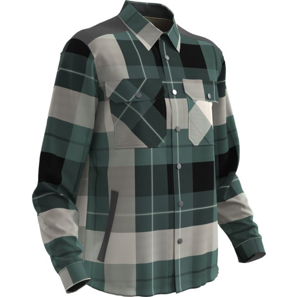 MASCOT Flannel skjorte med fiberpelsfr Skovgrn Ternet 23104-446-399