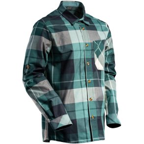 MASCOT® Flannel skjorte Skovgrn Ternet 22904-446-399