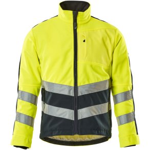 MASCOT® Fleecejakke Hi-Vis Gul/Mrk Marine 15503-259-17010