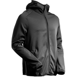 MASCOT® Fleecetrje med htte Sort 22586-608-09