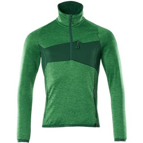 MASCOT® Fleecetrje med kort lynls Grsgrn/Grn 18003-316-33303