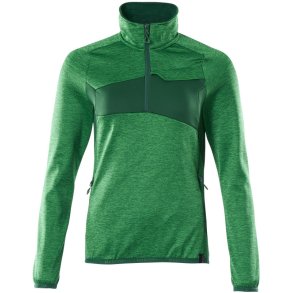 MASCOT® Fleecetrje med kort lynls Grsgrn/Grn 18053-316-33303