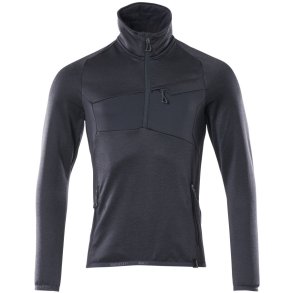 MASCOT® Fleecetrje med kort lynls Mrk Marine 18003-316-010