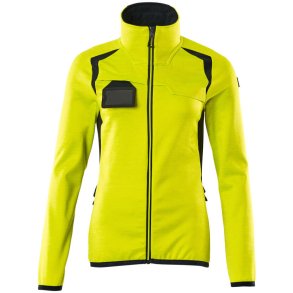 MASCOT® Fleecetrje med lynls Hi-Vis Gul/Mrk Marine 19453-316-17010
