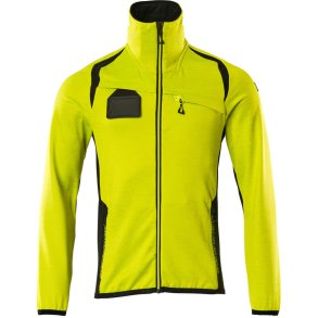 MASCOT® Fleecetrje med lynls Hi-Vis Gul/Sort 19403-316-1709