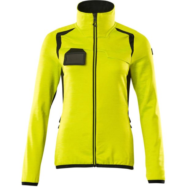 MASCOT&reg; Fleecetrje med lynls Hi-Vis Gul/Sort 19453-316-1709