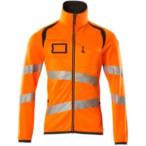MASCOT® Fleecetrje med lynls Hi-Vis Orange/Mrk Antracit 19103-315-1418