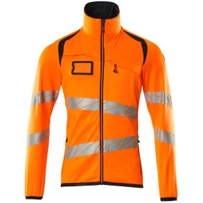 MASCOT® Fleecetrje med lynls Hi-Vis Orange/Mrk Marine 19103-315-14010