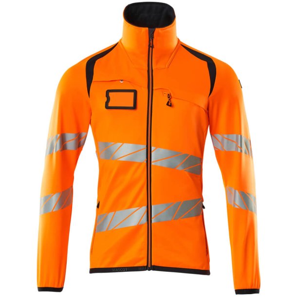 MASCOT Fleecetrje med lynls Hi-Vis Orange/Mrk Marine 19103-315-14010