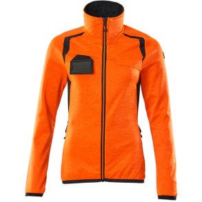 MASCOT® Fleecetrje med lynls Hi-Vis Orange/Mrk Marine 19453-316-14010