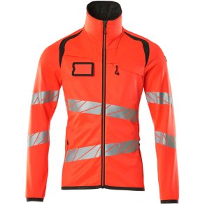 MASCOT® Fleecetrje med lynls Hi-Vis Rd/Mrk Antracit 19103-315-22218