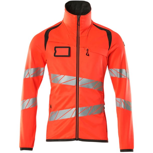 MASCOT Fleecetrje med lynls Hi-Vis Rd/Mrk Antracit 19103-315-22218