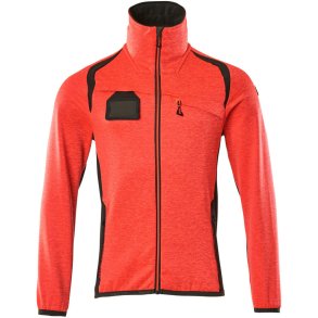 MASCOT® Fleecetrje med lynls Hi-Vis Rd/Mrk Antracit 19403-316-22218