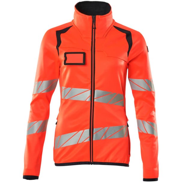 MASCOT Fleecetrje med lynls Hi-Vis Rd/Mrk Marine 19153-315-22210