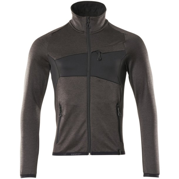 MASCOT&reg; Fleecetrje med lynls Mrk Antracit/Sort 18103-316-1809