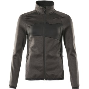 MASCOT® Fleecetrje med lynls Mrk Antracit/Sort 18153-316-1809