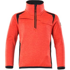 MASCOT® Fleecetrje til brn Hi-Vis Rd/Mrk Marine 19903-316-22210