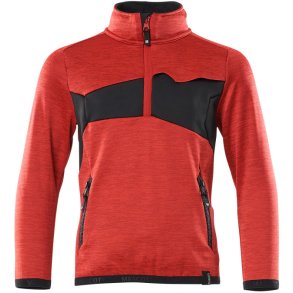 MASCOT® Fleecetrje til brn Signalrd/Sort 18903-316-20209