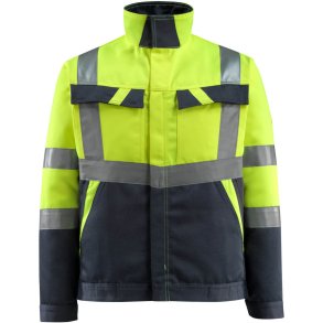 MASCOT® Jakke Hi-Vis Gul/Mrk Marine 15909-948-17010