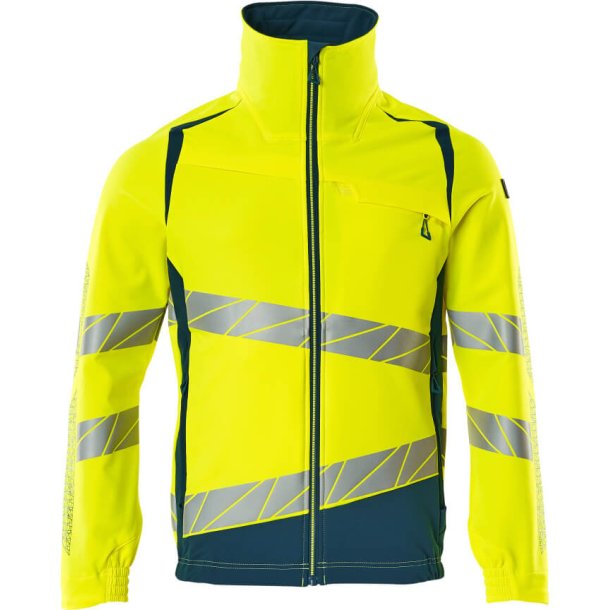 MASCOT&reg; Jakke Hi-Vis Gul/Mrk Petroleum 19009-511-1744