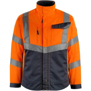 MASCOT® Jakke Hi-Vis Orange/Mrk Marine 15509-860-14010