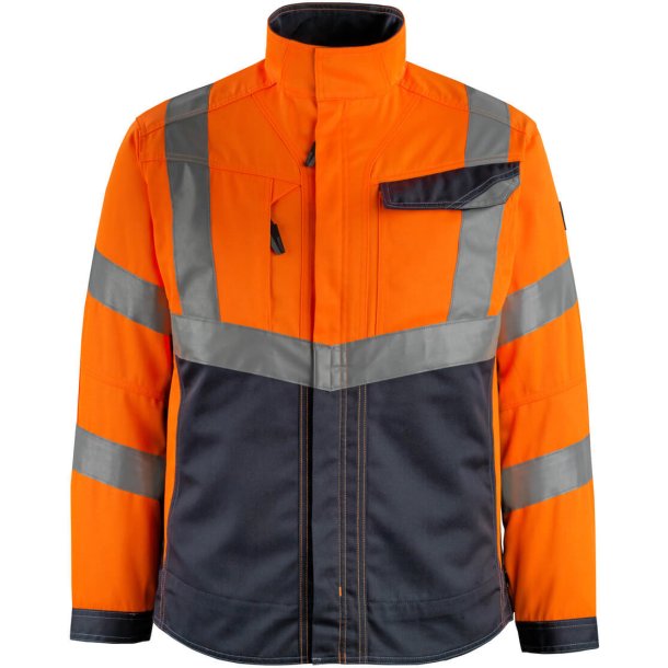 MASCOT&reg; Jakke Hi-Vis Orange/Mrk Marine 15509-860-14010