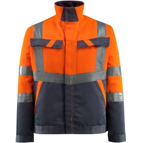 MASCOT® Jakke Hi-Vis Orange/Mrk Marine 15909-948-14010