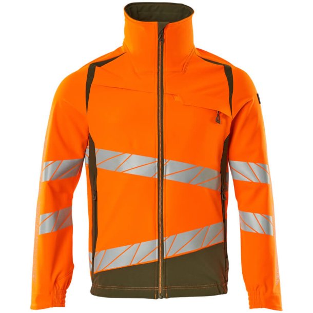 MASCOT&reg; Jakke Hi-Vis Orange/Mosgrn 19009-511-1433
