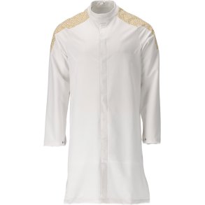 MASCOT® Kittel, lang Hvid/Karrygul 20154-511-0670