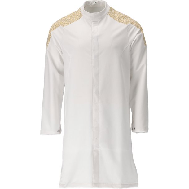 MASCOT&reg; Kittel, lang Hvid/Karrygul 20154-511-0670
