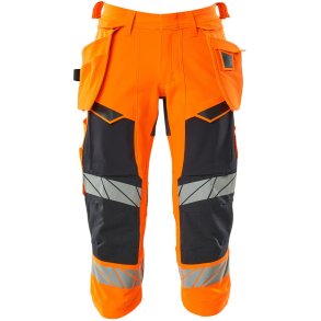 MASCOT® Knickers med hngelommer Hi-Vis Orange/Mrk Marine 19049-711-14010