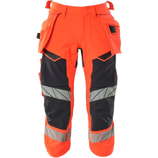 MASCOT Knickers med hngelommer Hi-Vis Rd/Mrk Marine 19049-711-22210