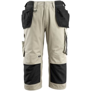 MASCOT® Knickers med hngelommer Lys Kaki/Sort 14349-442-5509