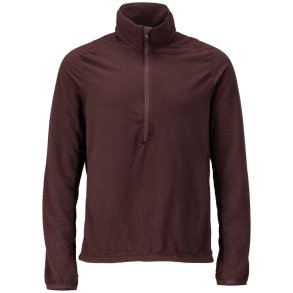 MASCOT Microfleece trje med kort lynls Bordeaux 22703-639-22