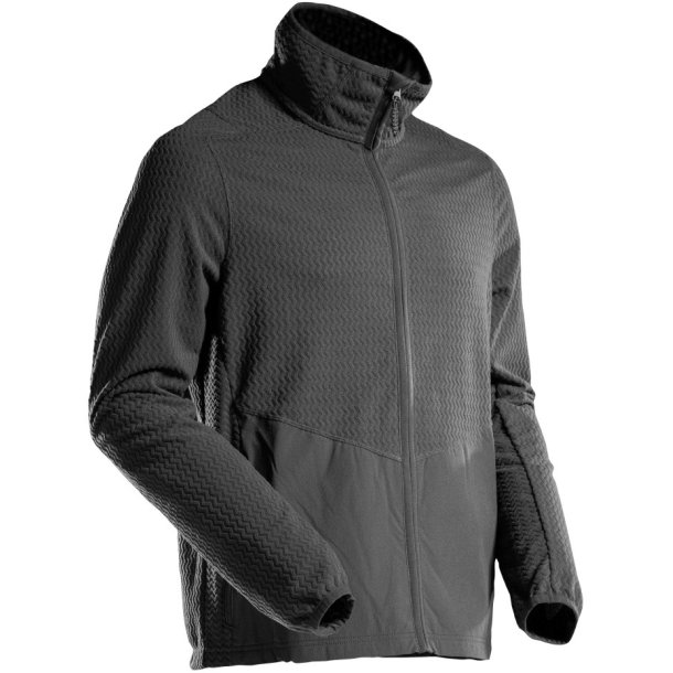 MASCOT&reg; Microfleece trje med lynls Sort 22803-639-09