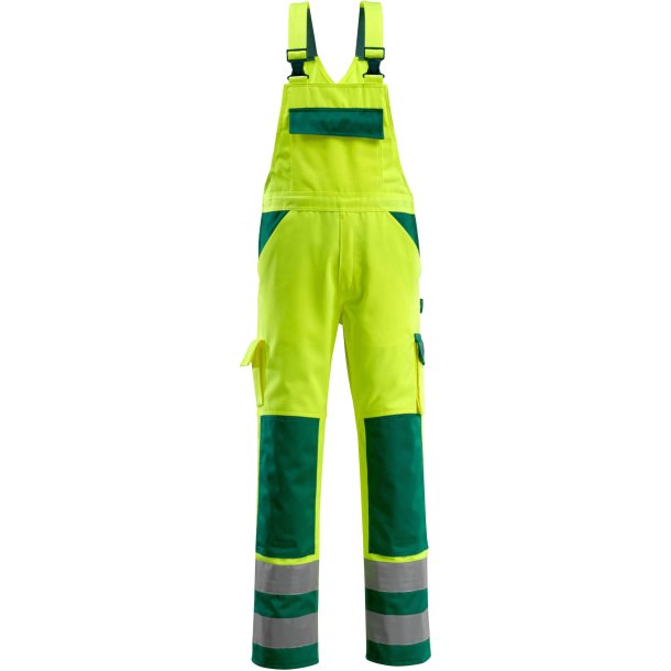 MASCOT Overall med knlommer Hi-Vis Gul/Grn 07169-470-1703