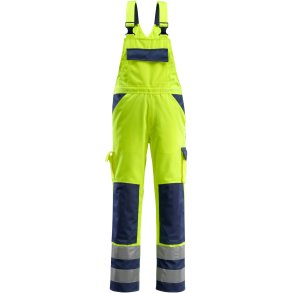 MASCOT® Overall med knlommer Hi-Vis Gul/Marine 07169-470-171